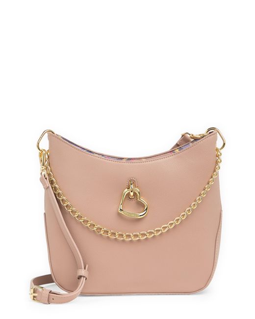 Betsey Johnson Raquel Convertible Shoulder Bag In Dark Petal At