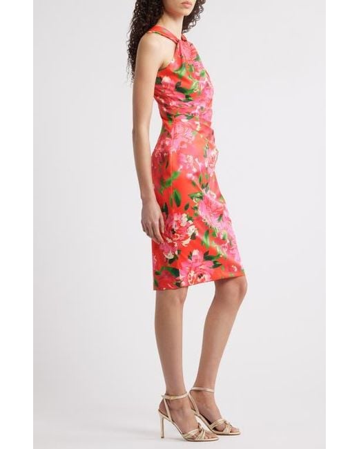 open lace back dress Hill House Home Women's The Eliza Dress - Red - Size XXS