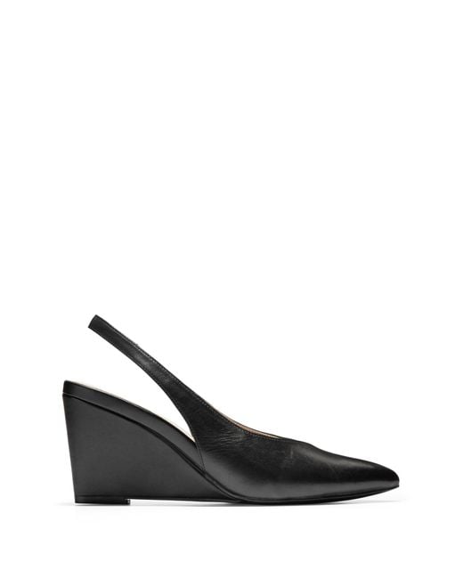 cole haan black wedge pump