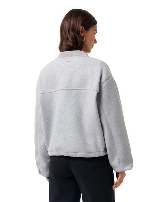 Travis Mathew Gray Rustic Retreat Bomber Jacket