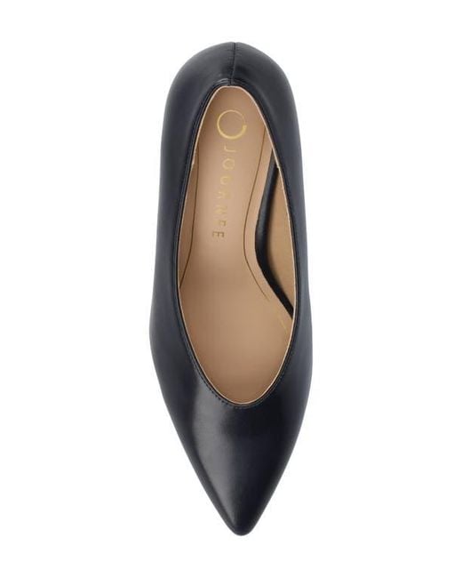 Journee Collection Blue Danika Pointed Toe Pump