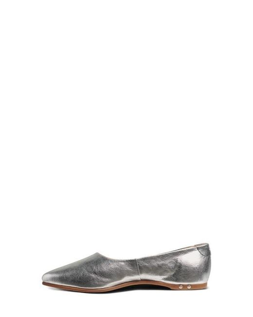 Beek Gray Swoop Pointed Toe Flat