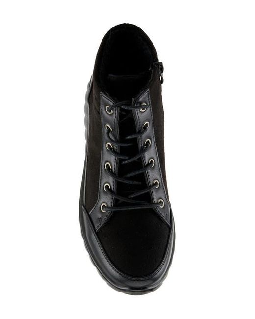 Flexus by Spring Step Black Sonata Lace-Up Bootie
