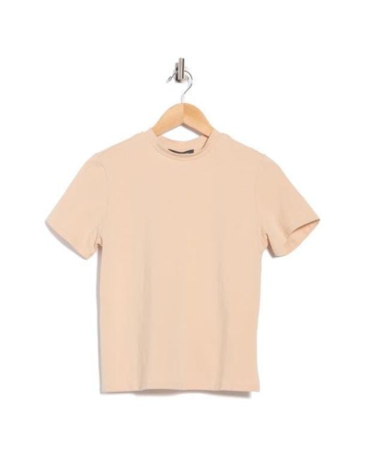 French Connection Natural Justine Ruched Back T-Shirt