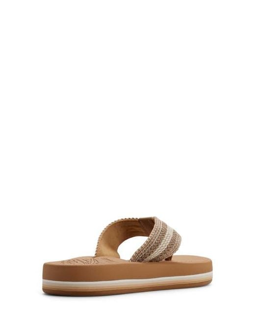 Roxy Brown Colbee Flip Flop