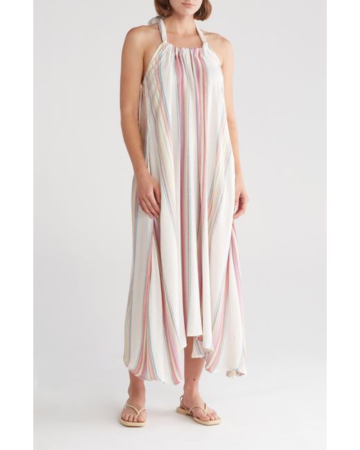 Elan Multicolor Halter Swim Cover-up Dress