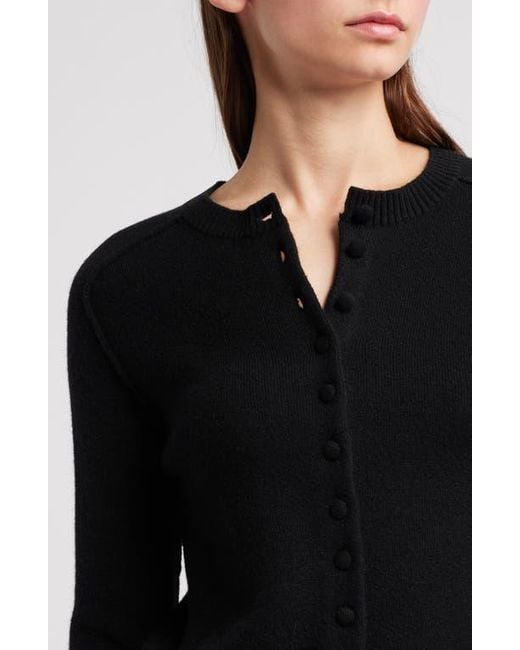Rag & Bone Black Bridget Wool Blend Cardigan