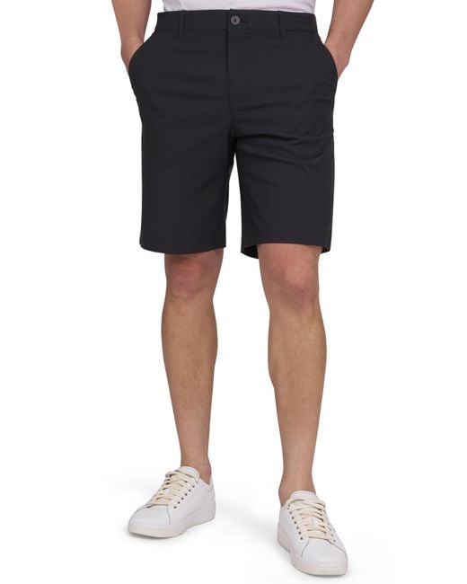 DKNY Gray Tech Chino Shorts for men