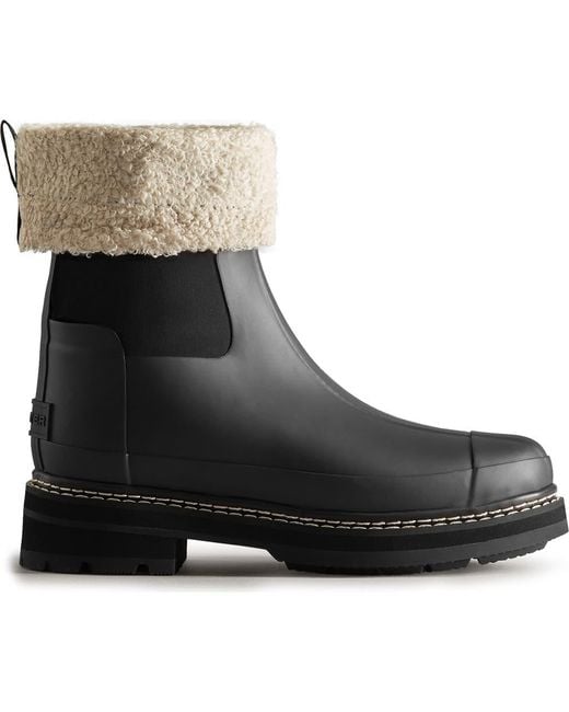 Hunter fleece lined boots on sale