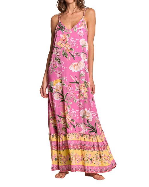 Maaji Pink Botany Avery Cover-up Dress
