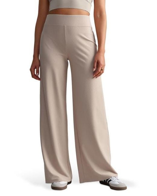 Rhone Natural Ripple Wide Leg Sweatpants