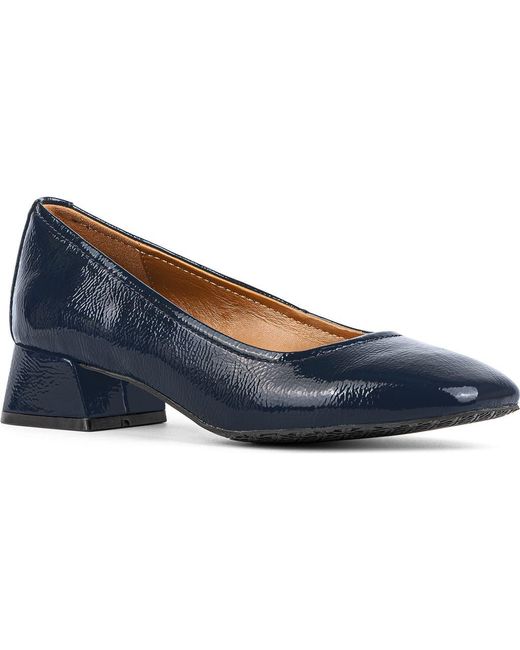 Donald J Pliner Blue Rya Square Toe Pump