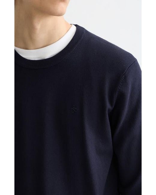 Scotch & Soda Blue Core Crewneck Pullover for men