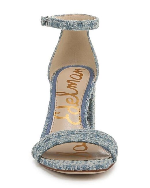 Sam Edelman White Daniella Ankle Strap Sandal