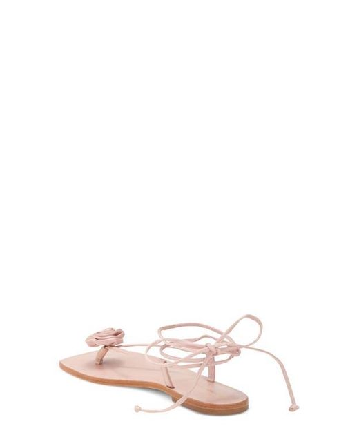 Reformation Pink Vicky Rosette Sandal