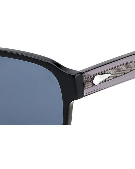 Rag & Bone Blue 54Mm Rectangular Sunglasses for men