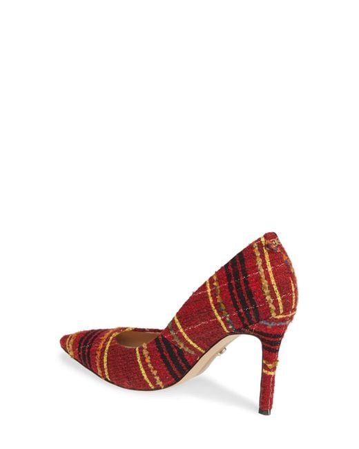 Sam Edelman Hazel Tweed Plaid Pump in 