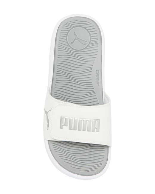 PUMA White Cool Cat 2.0 Slide Sandal