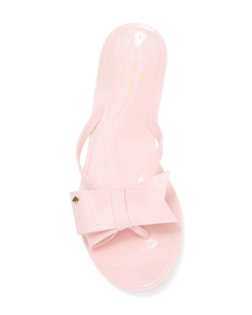 Kate Spade Pink Jayla Bow Flip Flop Sandal