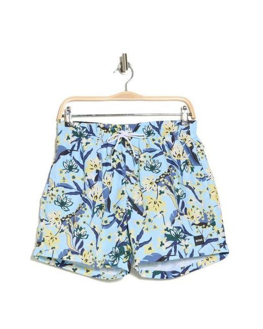 Boss Blue Piranha Swim Trunks for men
