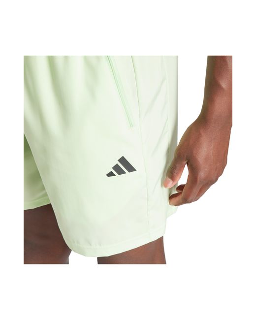 Adidas Green Tr-es 3-stripes Running Shorts for men