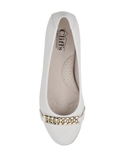 White Mountain White Chain Detail Flats
