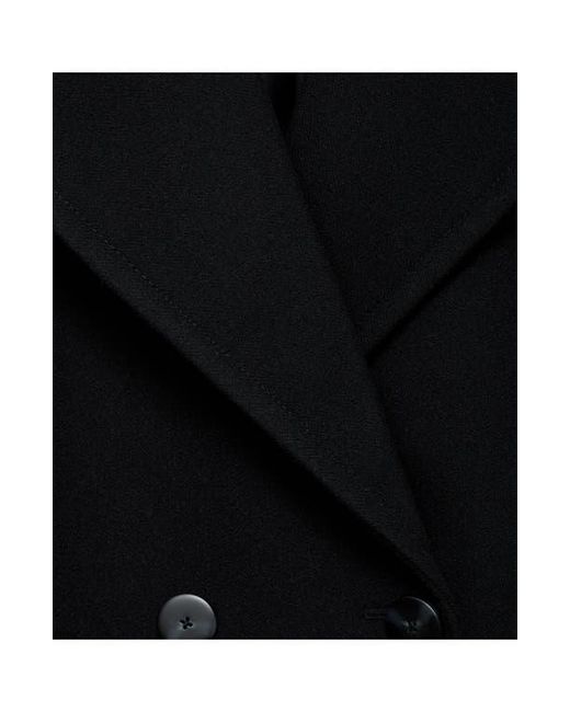 Mango Black Goya Double Breasted Blazer