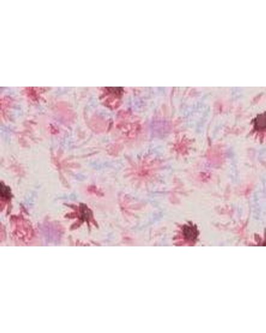 Lucy Paris Pink Maeve Floral Long Sleeve Dress