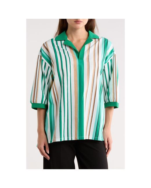 Longchamp Blue Tunic Top