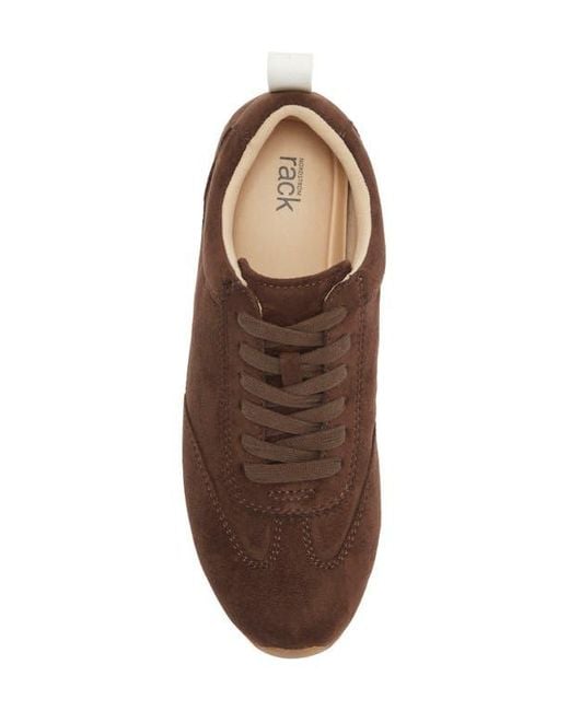 Nordstrom Rack Brown Peachy Low Lace-Up Sneaker