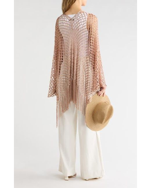 BCBGeneration Pink Mesh Topper & Hat Set