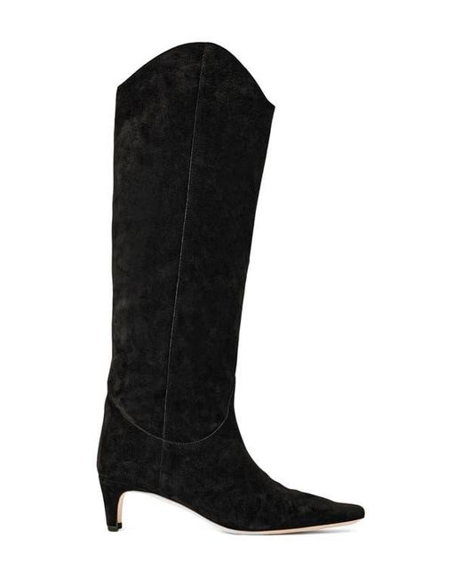 Staud Black Wally Western Boot