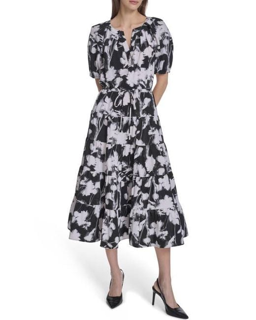 long sleeve cutout dress Bebe Women's Long Sleeve Cut Out Crochet Maxi Dress