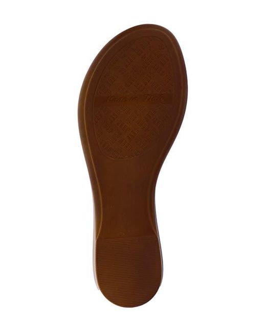Italian Shoemakers Brown Zali Slide Sandal
