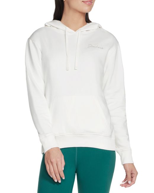 Skechers hoodie 2024 womens silver