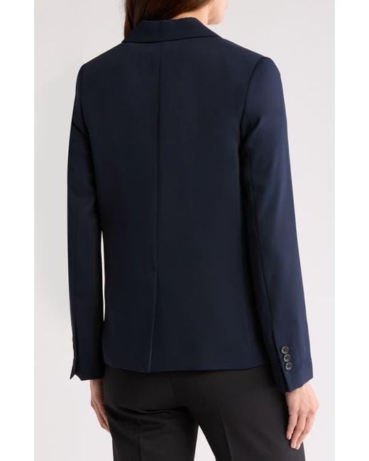 Vince Blue Notch Lapel Blazer