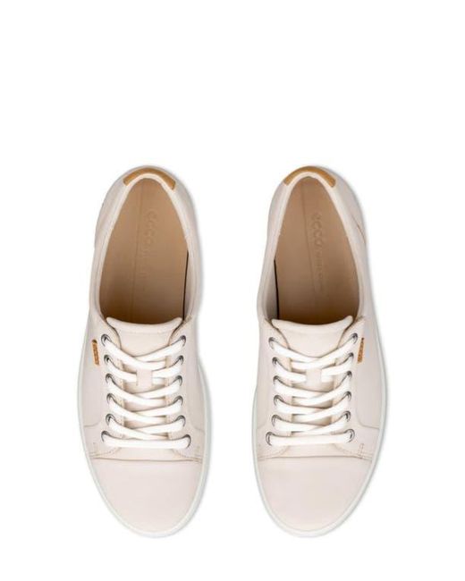 Ecco White Soft 7 Sneaker