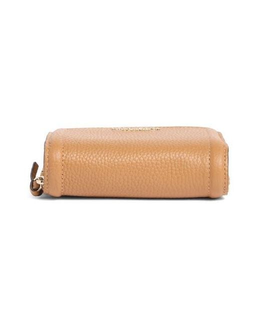 Kate Spade Natural Knott Small Pebbled Leather Bifold Wallet