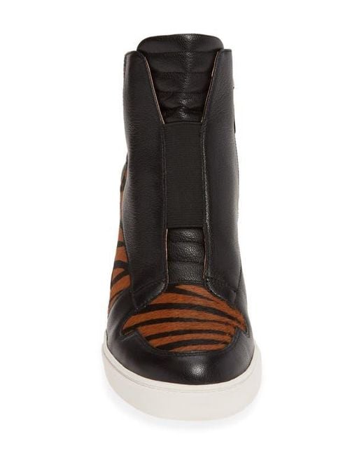 Linea Paolo Brown Filipa Ii Wedge Sneaker Bootie