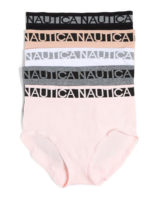 Nautica Pack Of 5 Logo Jacquard Brief Underwear