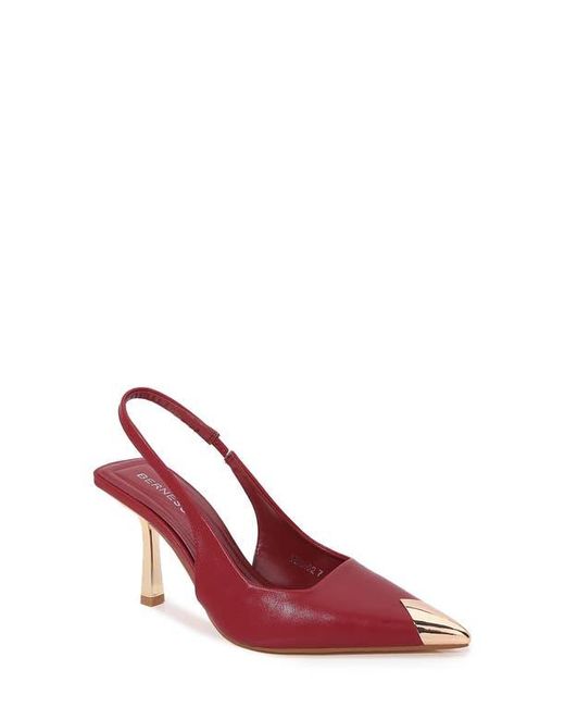 BERNESS Red Vega Slingback Pump