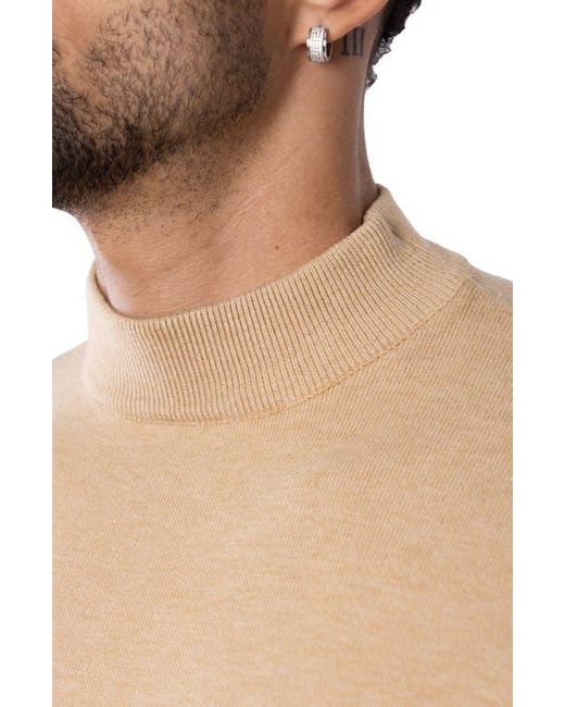 Xray Jeans Blue Mock Neck Knit Sweater for men