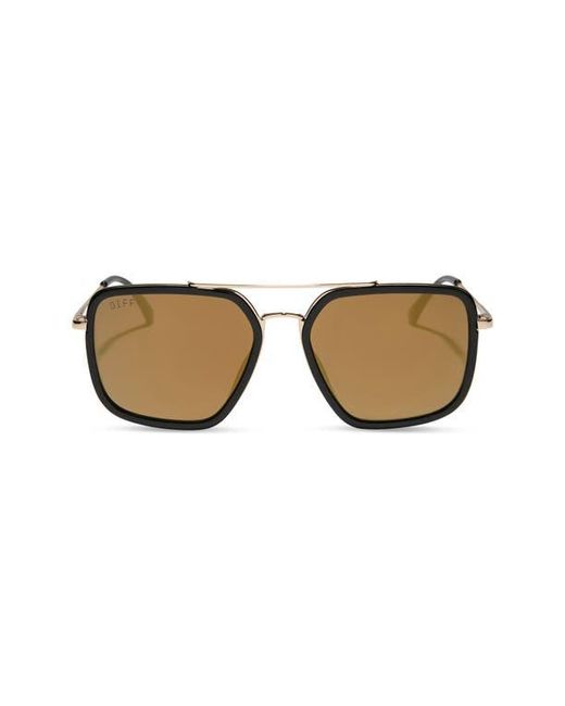 DIFF Brown Jesse Navigator Sunglasses
