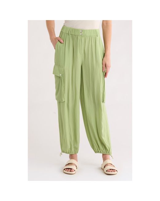 Ramy Brook Green Mayme Cargo Joggers