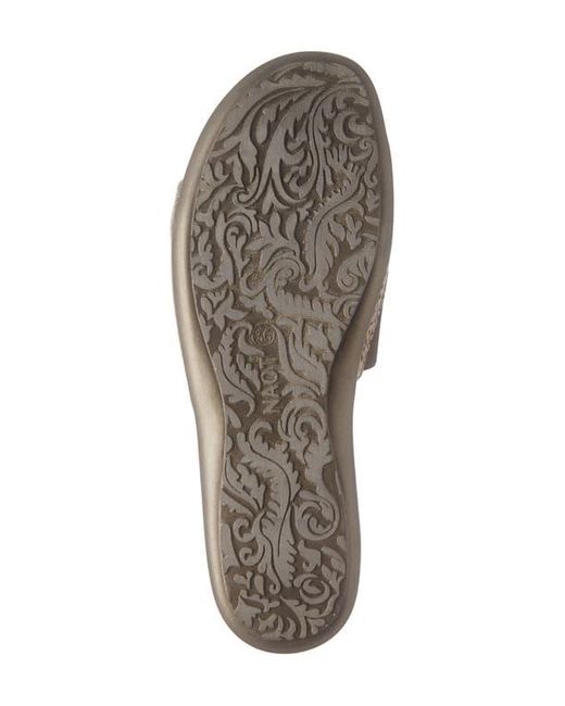 Naot Brown Skylar Slide Sandal