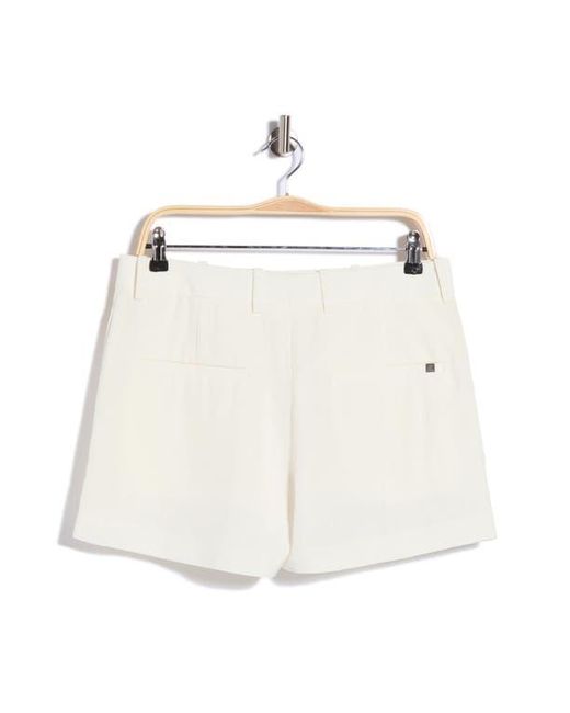 Helmut Lang White Flared Shorts