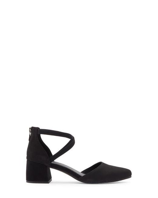 Eileen Fisher Black Venice Block Heel Pump