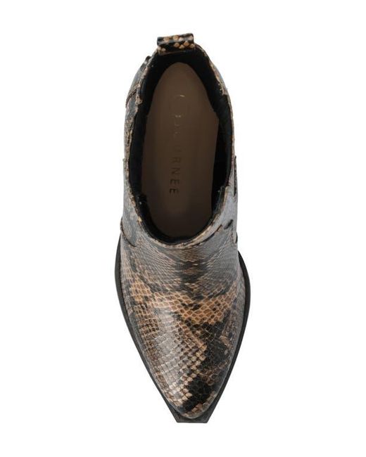 Journee Collection Brown Braylee Western Chelsea Boot