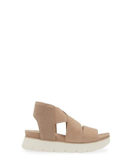 Eileen Fisher Brown Chant Platform Sandal