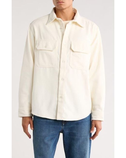 HUGO White Ebolt Snap Jacket for men